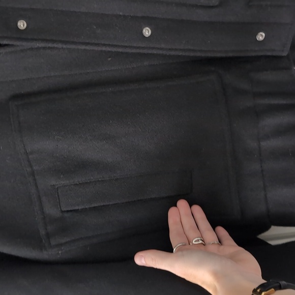 NWT Zara Wool Blend Oversized Bomber Jacket - Picture 10 of 11